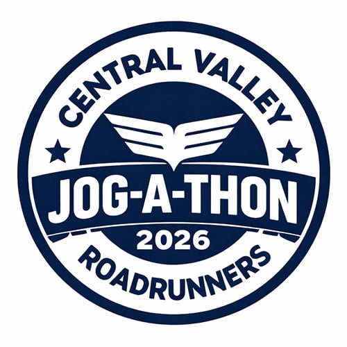 central valley roadrunners jog-a-thon logo - 2026